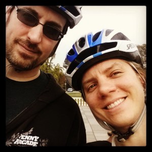 snapshot of us at the Water Works stop