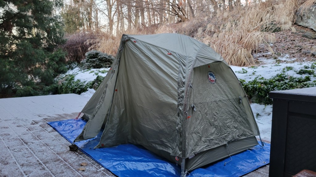 Backyard Winter Overnight